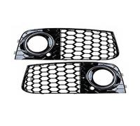 Pizgear Couverture de calandre de Pare-Chocs Avant Style de Voiture Grille de Phare antibrouillard en Maille nid d'abeille, for, A4 B8 2009 2010 2011 2012 8KD807682 8KD807681 Grille de Phare antibrou