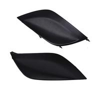 Pizgear Couverture de Lunette Avant de Voiture de capots de calandre de Lampe antibrouillard de Pare-Chocs Automatique, for Nissan, Versa berline Grille de Phare antibrouillard Avant(Black 1 Pair)