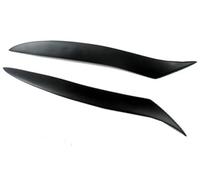 Pizgear Couverture de sourcil phare voiture, pour Rx8 2008-2012 sourcils paupières autocollants garniture couvercle résine paupière Garniture de front de phare