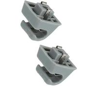 Pizgear Crochet de Fixation for Pare-Soleil de Voiture, Support de Fixation for Pare-Soleil, for Mercedes-Benz, ABS, Gris, 2 pièces Support de Fixation pour Pare-Soleil