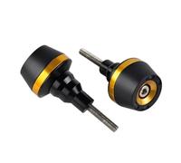 Pizgear Curseurs de cadre de moto, protection contre les chutes, for Fz6, for Fazer, S2 2004 - 2011, barre de protection for moto Protection de fourche de moto(Gold)