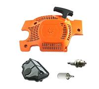 Pizgear Démarreur à tirette et filtre Air carburant, for Husqvarna, 36 41 136 137 141 142, for Démarreur à rappel pour tondeuse à gazon