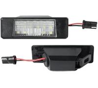 Pizgear Éclairage de Plaque d'immatriculation à LED for Nissan, Qashqai, J11 Primera P12 Pathfinder R51, X-Trail, T31 Juke F15, Micra, Versa Navara Éclairage pour Plaque d'immatriculation