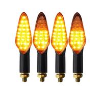 Pizgear EMark - clignotants de moto E4, lumière 20LED, clignotant approuvé, relais intégré, indicateur étanche Clignotant de moto(4PCS)