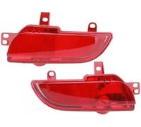 Pizgear Feux arrière 6351HA 6350HA, for Peugeot 206 207 2009 2010 2011 2012 2013 2014, feu de pare-chocs arrière, feu de recul, réflecteur avec ampoule (1 paire) Feu arrière monté sur pare-chocs(BLACK
