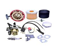 Pizgear Filtre à Air carburateur démarreur recul bobine d'allumage Kit de capuchon bougie GX160 GX200 5.5HP 6. 28400-ZH8-023YA Démarreur à rappel pour tondeuse à gazon