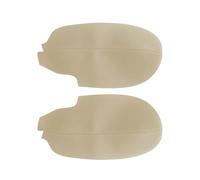 Pizgear For Acura, for TSX 2009 2010 2011 2012 2013 2014 intérieur de style de voiture 2 pièces panneau d'accoudoir de porte avant couverture en cuir microfibre Panneau de portière de voiture(Beige)