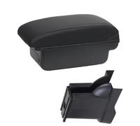 Pizgear For Alto 2008-2016 boîte Console centrale stockage rénovation support de verre accessoires de voiture Accoudoir de voiture(BLACK C2 Black Line No Usb)