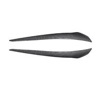 Pizgear For BMW E92 E93 2007-2014 brillant noir ABS voiture avant phares sourcils paupières garniture lampe couverture autocollant carrosserie Kits Tuning Autocollant teinté pour phares(Carbon Look)