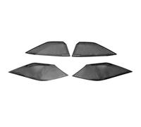 Pizgear For BMW, série 3 G20 2020 2021 2022 LHD voiture tableau de bord haut-parleur couverture garniture sortie d'air couvercle cadre autocollant Garniture de haut-parleur de voiture(Schwarz)