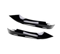 Pizgear for BMW, série 4 F32 F33 F36 2013-2020 Modification de Voiture séparateur de lèvre de Pare-Chocs Avant Couvercle d'évent latéral Canards becquet becquet Aileron Avant(Black Glossy Black)