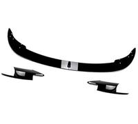 Pizgear for BMW, Série 5 F10 F11, for M5 2011-2017 Pare-Chocs Avant de Voiture Lèvre inférieure Angle Diffuseur Séparateur Spoiler Protecteur Tuning Spoiler Aileron Avant(Black Glossy Black)