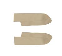 Pizgear For CRV CR-V 2007 2008 2009 2010 2011 panneau de poignée de porte de voiture accoudoir couverture en cuir microfibre seulement modèle 4 portes Panneau de portière de voiture(Front Pair Beige)