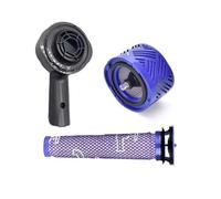 Pizgear For Dyson, V6 DC58 DC59 DC61 DC62 DC74 Accessoires de remplacement for aspirateur Moteur Couvercle arrière Kit de filtre arrière(A) Grille de protection arrière du moteur d'aspirateur