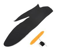 Pizgear For, for Série 3 4 F30 F32 2013 2014 2015 2016 2017 M4 Sport Couture à la Main Accoudoir de Porte Poignée Panneau Tirer Housse en Cuir Microfibre Panneau de portière de voiture(Right black)
