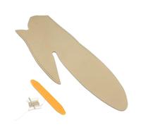Pizgear For, for Série 3 4 F30 F32 2013 2014 2015 2016 2017 M4 Sport Couture à la Main Accoudoir de Porte Poignée Panneau Tirer Housse en Cuir Microfibre Panneau de portière de voiture(Right beige)