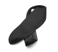 Pizgear For, for Série 3 E90 2005 2006 2007 2008 2009 2010 2011 Voiture Gauche Porte de Conduite Accoudoir Poignée Panneau Tirer Housse en Cuir Microfibre Panneau de portière de voiture(Schwarz)
