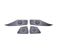 Pizgear For Hyundai, for Elantra, CN7 2021 2022 2023 Accessoires de voiture 4 pièces Porte Haut-parleur Décor Couverture 3D Garniture Autocollant Garniture de haut-parleur de voiture(Schwarz)