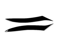 Pizgear For Mazda RX-8 2009 2010 2011 2012 brillant noir voiture avant phare sourcils paupières couvercles autocollant lampe couverture garniture accessoires Autocollant teinté pour phares