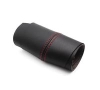 Pizgear For Peugeot, for 408 2010 2011 2012 2013 Panneau de poignée de porte intérieure de voiture accoudoir couverture en cuir microfibre Panneau de portière de voiture(Black-red line,4pcs)
