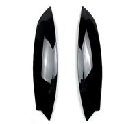 Pizgear For VW, for GOLF 5 MK5 GTI R R32 2005 2006 2007 2 pièces phares sourcils paupières ABS brillant noir revêtement d'habillage accessoires Autocollant teinté pour phares(Gloss Black)