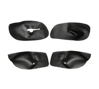 Pizgear For VW, for Golf, for MK4, for Bora, for Jetta, 1998 1999 2000 2001 2002 2003 2004 2005 Accoudoir de panneau de porte de voiture en cuir microfibre Panneau de portière de voiture(Schwarz,RHD)