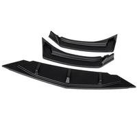 Pizgear for VW, for Jetta, MK7 2019 2020 2021 3X Voiture Pare-Chocs Avant lèvre déflecteur lèvres séparateur diffuseur Corps Kit Spoiler Spoiler Aileron Avant(Black Matte Black)