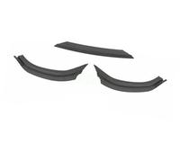 Pizgear for VW, for Polo, 2019-2020 lèvre de Pare-Chocs Avant de Voiture 3 pièces séparateur diffuseur lèvre Kit de carrosserie becquet Pare-Chocs Protecteur becquet Aileron Avant(Black Matte Black)