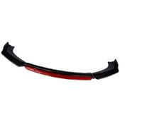 Pizgear for VW, for Polo, 4 pièces Voiture Avant Pelle lèvre Pare-Chocs Spoiler séparateur Corps Kit Protecteur extérieur décoratif Spoiler Aileron Avant(Black 181CM)