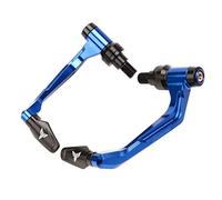 Pizgear for Yamaha, for MT07 MT09 MT-10 MT-125 MT-03 MT-01 XSR Poignées de Guidon Leviers d'embrayage de Frein Protecteur de Protection et poignées Embout de Barre Levier de Frein de Moto(Blue)