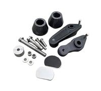 Pizgear For Yzf-R1, for Yzfr1 2009-2014 2010 2011 2012 2013 Curseurs de Cadre de Moto Protection Contre Les Chutes Barre de Crash de Moto Protection de fourche de moto(Schwarz)