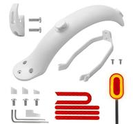 Pizgear Garde-Boue Avant arrière de Scooter électrique, for Xiaomi, M365/Pro/1S Kickscooter, Garde-Boue de Pneu, feu arrière, pièces d'aile de Garde arrière Garde-Boue pour Skateboard(Light Grey)
