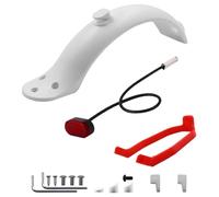 Pizgear Garde-Boue Avant arrière de Scooter électrique, for Xiaomi, M365/Pro/1S Kickscooter, Garde-Boue de Pneu, feu arrière, pièces d'aile de Garde arrière Garde-Boue pour Skateboard(Braun)