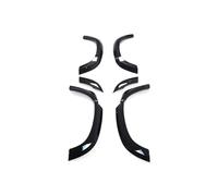 Pizgear Garniture d'arche de sourcil roue voiture, bande évasée d'aile latérale, for Land Rover, Defender 110 2020-2024 garde-boue avant arrière automatique Élargisseurs d'aile(110 Gloss Black)