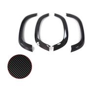 Pizgear Garniture d'arche de sourcil roue voiture, bande évasée d'aile latérale, for Land Rover, Defender 90 2020-2024 garde-boue avant arrière automatique Élargisseurs d'aile(90 Carbon Fibre)
