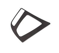 Pizgear Garniture de couverture décorative panneau changement vitesse commande centrale voiture en Fiber carbone, for BMW, série 3 Panneau de garniture de commutateur de fenêtre de