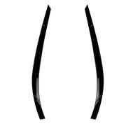 Pizgear Garniture de sourcil de phare avant de voiture, noir brillant, accessoires de décoration extérieure, for VW MK1 2011 2012 2013 2014 2015 2016 Autocollant teinté pour phares(Gloss Black)