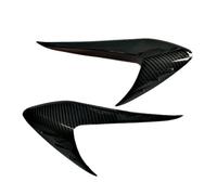 Pizgear Garniture décorative d'autocollant de couverture décorative de sourcil de phare d'abs de style de voiture, for Subaru XV 2012-2016 Autocollant teinté pour phares