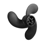 Pizgear Hélice de Bateau 309-64107-0 7.4x5.7, for Nissan, for Tohatsu, for Evinrude, for Johnson 2.5-3.5HP, 3 pales à Rotation R en matière Plastique Composite Hélice de Moteur de Bateau