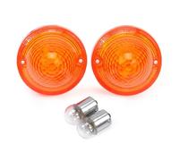 Pizgear Indicateur de clignotant, for Bonneville, for T100, for Scrambler 900, Speedmaster moto couvercle lampe ampoules clignotantes Clignotant de moto(Lens Amber)