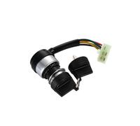 Pizgear Interrupteur d'allumage à 6 fils, 2 positions, for motos 50cc, 70cc, 90cc, 110cc, 125cc, 150cc, 250cc, Taotao, Redcat, Roketa, Sunl, ATV, 4 roues, Dirt Pit Bike, Go Kart Interrupteur à clé pou