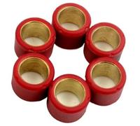 Pizgear Jeu de Rouleaux de variateur 50cc 4T 16x13mm Poids 4g 4.5g 5.5g 6g 7g, for différents modèles Poids des Galets de variateur de Scooter(Black 16x13mm 5g)