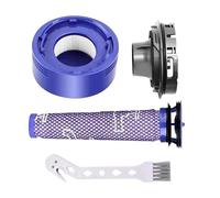 Pizgear Kit de couvercle arrière de moteur, filtre arrière et pré-filtres, for aspirateur Dyson, V7/V8, accessoires de remplacement Grille de protection arrière du moteur d'aspirateur