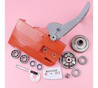 Pizgear Kit de joint d'huile roulement pompe à huile tronçonneuse couvercle poignée tambour pignon d'embrayage frein chaîne, for Husqvarna, 50 51 55 Couvercle de pignon d'embrayage de poignée de frei