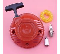 Pizgear Kit de ligne filtre à carburant démarreur traction recul, remplacement tronçonneuse, for Husqvarna, 124 125L 125E 128L 128C 128LD 128R 579063101 Démarreur à rappel pour tondeuse à gazon