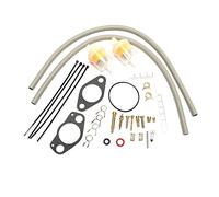 Pizgear Kit de réparation de carburateur 2500 2510 2520, remplacement du numéro de pièce OEM 15003-2509 11009-2024 49121-2185 16030-2067 49123-2065 Joint de réparation de carburateur