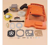 Pizgear Kit de réparation de carburateur de démarreur à recul, tronçonneuse, for Husqvarna, 61 268 272 XP 272XP 5036155-7 501806602 5034451-01 5015199-01 Démarreur à rappel pour tronçonneuse