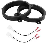 Pizgear Lot de 2 bagues d'espacement for haut-parleur, adaptateur d'espacement for haut-parleur tweeter, for Subaru, forester, 1998-2020, étanche, for 6,5" ABS noir arrière Entretoise pour haut-parleu