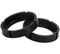 Pizgear Lot de 2 bagues d'espacement for Haut-Parleur, Adaptateur d'espacement for Haut-Parleur Tweeter, for Volkswagen, for Passat, 1998-2016, étanche, for 6,5 Pouces, ABS Noir Avant Entretoise pour