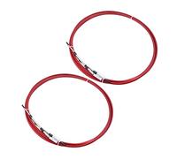 Pizgear Lot de 2 câbles commande à distance for accélérateur rouge, for YAMAHA, hors-bord 13 pieds Remplacement des câbles électriques marins